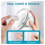 FACTORY SEALED - Dr.isla Breast Pump Flange Insert - 3 in 1 Flange Sizing Kit 13/15/17/19/21/24mm 12 pcs for Dr.isla & Other 24mm Most Pumps, Nipple Card, Cleaning Brush, Breastfeeding Essential Pumpi