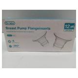 FACTORY SEALED - Dr.isla Breast Pump Flange Insert - 3 in 1 Flange Sizing Kit 13/15/17/19/21/24mm 12 pcs for Dr.isla & Other 24mm Most Pumps, Nipple Card, Cleaning Brush, Breastfeeding Essential Pumpi