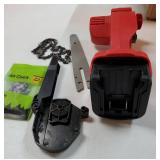 Electric Chain Saw. NO BATTERY.