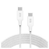 Braided USB-C to C Cable (10ft) Power Delivery Charger Cord for iPhone Air, 17, 17Pro, 17 Pro Max, 16, 15,MacBook, iPad Pro 2020, Galaxy S25/S24/S23/S22 Ultra, Pixel10/9/8 & USB-C Devices. - Retail: $