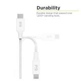 Braided USB-C to C Cable (10ft) Power Delivery Charger Cord for iPhone Air, 17, 17Pro, 17 Pro Max, 16, 15,MacBook, iPad Pro 2020, Galaxy S25/S24/S23/S22 Ultra, Pixel10/9/8 & USB-C Devices. - Retail: $