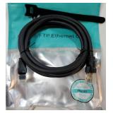 Cat 8 Ethernet Cable, Heavy Duty High Speed Internet Network Cable, Multiple Size Options, 26AWG, 2000MHz 40Gbps with Gold Plated RJ45 Connectors, Shielded for Indoor & Outdoor Use, 6FT - Retail: $9