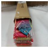 20 Pack Ribbon Dancing Wands Party Favors for Kids, Rainbow Birthday Decorations, Princess Party Supplies, Girls Party Games, Gymnastics Goody Bag Stuffers (Rainbow) - Retail: $20