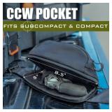 Lone Trail Large Concealed Carry Fanny Pack for Men | Adjustable Fanny Pack for Men for Hiking and Travel - Tactical Waist Packs w/Fully Adjustable Strap - Retail: $15