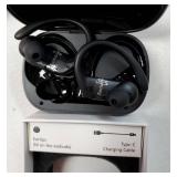 Wireless Earbuds Bluetooth Headphones 48H Play Back Earphones in Ear Waterproof with Microphone LED Display for Sports Running Workout Black - Retail: $26