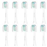 Replacement Toothbrush Heads for Philips Sonicare Replacement Heads, Replacement Brush Head Compatible with Phillips Sonicare Electric Toothbrush, 10 Pack - Retail: $16