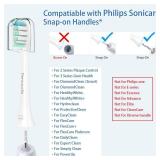 Replacement Toothbrush Heads for Philips Sonicare Replacement Heads, Replacement Brush Head Compatible with Phillips Sonicare Electric Toothbrush, 10 Pack - Retail: $16