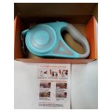 Green Luminous Automatic Retractable Dog Leash with Flashlight and Safety LED Dog Leash for Night Walks & Ultimate Freedom Leashes with Anti Slip Handle 360Â°Tangle-Free 5M/16ft - Retail: $36