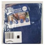 Waterproof Chair Pads for Incontinence 22 x 21", 2 Pack Non Slip Absorbent Wheelchair Reusable Seat Protector, Washable Seat Covers for Chairs, Navy - Retail: $14"