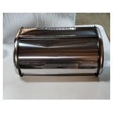 Stainless Steel Bread Box for kitchen, bread bin, bread storage Bread holder 16.5x10x8. DOOR is DENTED but still Functional. - Retail: $40