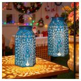 Solar Lanterns Outdoor Waterproof Peacock Garden Gifts Women Mom, Big Solar Lights, Garden Decor, Yard Art, Outside Birthday, Mothers