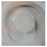 12 White Cake Stand for 10" Cake, Porcelain Cake Plate, Cake Pedestal Stand, Round Dessert Stand, Wedding Cake Stand for Party, Birthday, Baby Shower, Christmas, Home Decorating Cake Display Stand - R