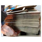 100Pack 10x6.75x12 Kraft Brown Paper Bags with Handles Bulk, Gift Shopping Merchandise Retail To Go Bags for Takeout Containers, Flat Handles Wider-gusset Recycled Paper Sacks - Retail: $32