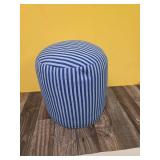 Pouf Striped Blue - Room Essentialsâ¢