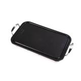 Char-Broil Deep Dish and Cutting Board Stainless Steel Heat-Resistant Grill Topper Black/Silver