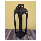 29.4\"x9\" Pillar Cast Aluminum Outdoor Lantern Candle Holder Black - Thresholdâ¢ - Retail: $100