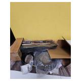 28\" Outdoor Tabletop Fireplace Black - Thresholdâ¢ - Retail: $250