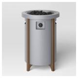 20lb Column Propane Fire Pit Gray - Thresholdâ¢ - Retail: $250