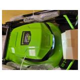 Greenworks - 24V (2x24V) 21-Inch Self-Propelled Lawn Mower (2 x 5.0Ah Batteries and Charger Included) - Green - Retail: $502
