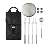 Solo Stove 10 pc Mesa XL Tabletop Firepit Tool Kit Stainless Steel Finish