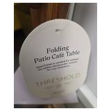 Threshold Round Folding Patio Cafe Table