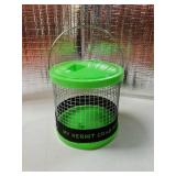 DIY Terrarium Kit, Small Hermit Crab Starter Kit with Wire Cage, Palm Tree Water Holder, Sponge, Bag of Food and Gravel, All in One Pet Supplies, Color May Vary, 4.5 Inches.  NO ACCESSORIES JUST THE C