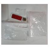 Cosmos Set of 2 Acrylic Floating Wall Shelves Hanging Shelves, Adhesive Wall Display Shelf Stand for Plant Pot, Speaker, Security Camera, Figures in Office and Home, 7.8 x 5.8 Inch (Transparent Clear)