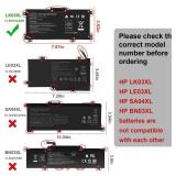 LK03XL Battery Replacement for HP Envy X360 Convertible 15m-cn0012dx 15m-cn0011dx 15m-bp112dx 15m-bq121dx 15m-bp111dx 15m-cn0xxx 17m-ae0xx 17-ae1xx(Not Compatible with BN03XL LE03XL) - Retail: $27