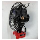 Portable Cordless Fan Compatible with Milwaukee 18V Battery,20W 3500RPM Brushless Motor for 18v Fan with Low Voltage Protection, USB & Type-C Charging Port for Industrial, Outdoor, Cooling