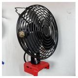 Portable Cordless Fan Compatible with Milwaukee 18V Battery,20W 3500RPM Brushless Motor for 18v Fan with Low Voltage Protection, USB & Type-C Charging Port for Industrial, Outdoor, Cooling