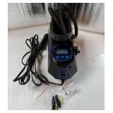 Tire Inflator Portable Air Compressor, DC 12V Tire Air Pump with LED and 150PSI Digital Pressure Gauge, Portable Tire Inflator for Car Tires, Motorcycles, Bike, Ball (Blue) - Retail: $20