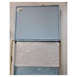 Case for iPad Air 13-inch (M3/M2, 2025/2024) & Pro 12.9 inch Case with Keyboard, Keyboard case for 12.9-inch iPad Pro 6th/5th Gen - with Pencil Holder for iPad Air 13-inch/iPad Pro 12.9 (Blue) - Retai