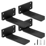 Heavy Duty Floating Shelf Brackets, 4-Inch (1/5