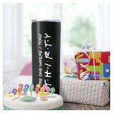 30th Birthday Gifts For Her 30th Birthday Gifts For Women 20oz Skinny Travel Tumbler Happy 30 Year Old Bday Presents For 1995 Born Woman Female Friend Sister Black Turn Thirty Wine Cup - Retail: $22
