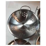 Kids Pretend Play Kitchen Toys, Cooking Toys Set Play Kitchen Accessories with Stainless Steel Pots and Pans Set, Pretend Play Food Cooking Utensils Cookware for Girls Boys.Tiny-11Pcs. SEVERAL HAVE SC