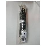 Table Runner - Wide with Dobby Stripe, Heavy Ribbed Weave & Double Knot Fringes, 14x54 Inch (14x59.5 with Fringes) Farmhouse Decor Christmas Holiday Winter - Artichoke Green and H.White - Retail: $20