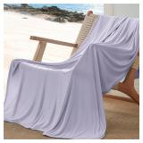 Lavender Cooling Blanket Twin XL for Hot Sleepers - Summer Cold Blanket with Rayon Derived from Bamboo for Twin Size Bed, Ice Cool Cold Lightweight Arc-Chill Thin Summer Bedding, 60x90 - Retail: $1,09