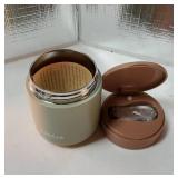 Insulated Food Jar for Kids - 15.2 Oz, Thermos for Hot Food, Soup Thermos, Insulated Food Container, Thermos Para Comida Caliente, Width Mouth Stainless Steel Lunch Box with Spoon, Green - Retail: $15