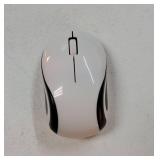 Wireless Mouse Mini Small Cute Pocket Portable Compact Travel USB Tiny Optical Little Mice 3 Buttons 1000 DPI Cordless Mouse for PC Laptop Computer MacBook Kids Girl Boy Women Small Hands Gift(White) 