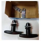 2Pcs T Handle Lock Cam Lock Swing Knob for Drawer Cabinet Door Lock Electrical Panel Door Latches keyless Locking Device Black - Retail: $17