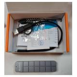 MAIWO M.2 NVMe SSD Enclosure USB3.2 GEN2 10Gbps, up to 8TB Capacity 2-in-1 Type-C Cable, USB C to M-Key PCIE NVME SSD Adapter Reader Case Aluminum - Retail: $13