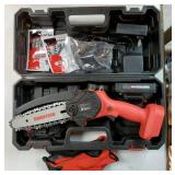 Mini Chainsaw 6 Inch, Gardtech Cordless Portable Electric Chain Saw Handheld Electric Chainsaws with 2025 Upgraded 4 Chains 2 Batteries Good for Olders, DIYer, Gardeners Continuously 2 Hours Work