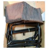 Cooling Elevated Dog Bed, XL Raised Pet Cot with Guardrail & Slope Headrest, Durable Breathable Teslin Mesh, Non-Slip Feet, Washable Dog Couch Bed for Indoor & Outdoor, 50.5 x 33.5, Brown - Retail: $5