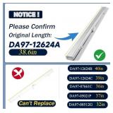 DA97-12624A Refrigerator Door Flipper Assembly Compatible with Samsung RF323TEDBSR, Sam-Da97-12624a Refrigerator Door Mullion with Heater Replaces 3319840 AP5623125 PS4176633 EAP4176633