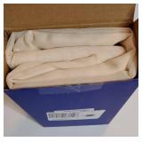 MIULEE Solid Color Sheer Curtains 63 Inches Long 2 Panels Set - Elegant Lightweight Grommet Light Filtering Window Voile Panels/Drapes/Treatment for Bedroom Living Room W42 x L63 Inch, Cream - Retail: