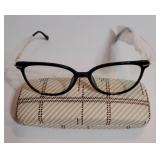 Blue Light Blocking Glasses - Trending Round TR90 Frames, Metal Arms, UV400 Protection - Matching Soft Case - Retail: $16