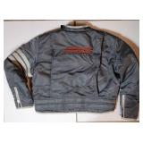 Harley Davidson Nylon Gray Bomber Jacket, Women