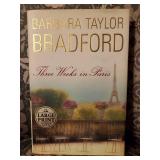 Book/Novel - Three Weeks In Paris by Barbara Taylor Bradford
