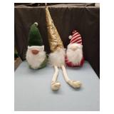 Decorative Holiday Gnomes Set of 3