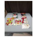 Christmas Window Gel Clings Set